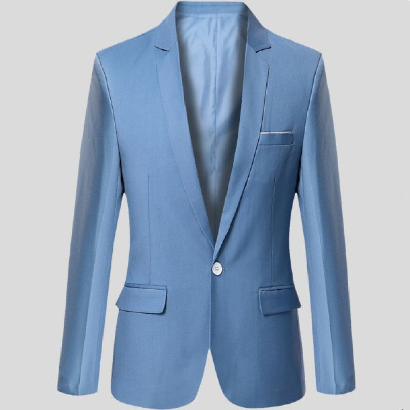 Stilren Slim Fit Kostym för Män