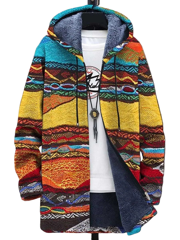 Retro Colorblock Väst för Män