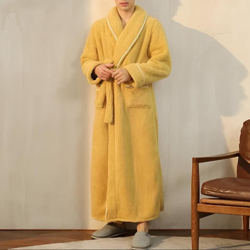 Luxe Fleece Värme Komfort Badrock
