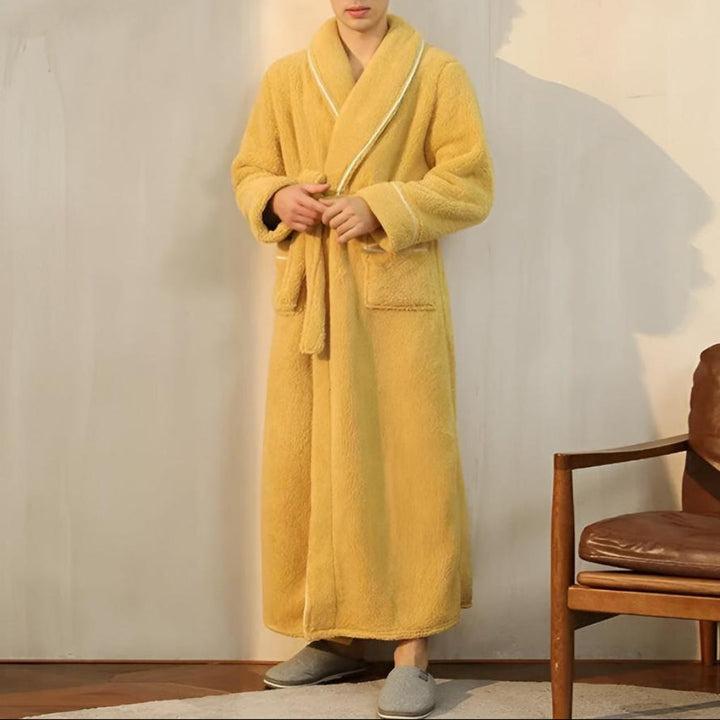 Luxe Fleece Värme Komfort Badrock