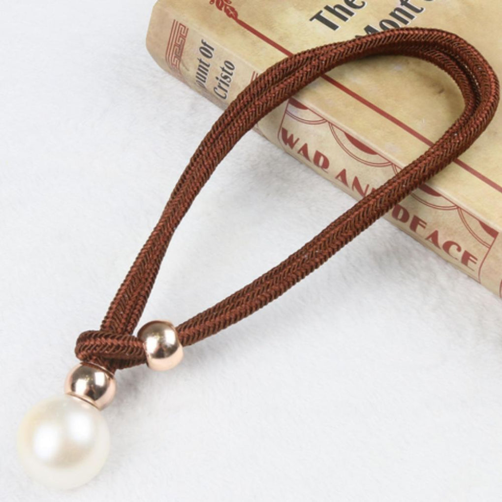 Lystrande Elegant 2-delars Set Perl Gardinsnod