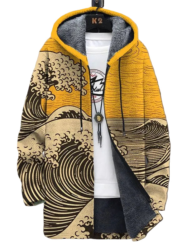 Retro Colorblock Väst för Män