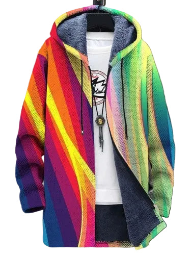Retro Colorblock Väst för Män