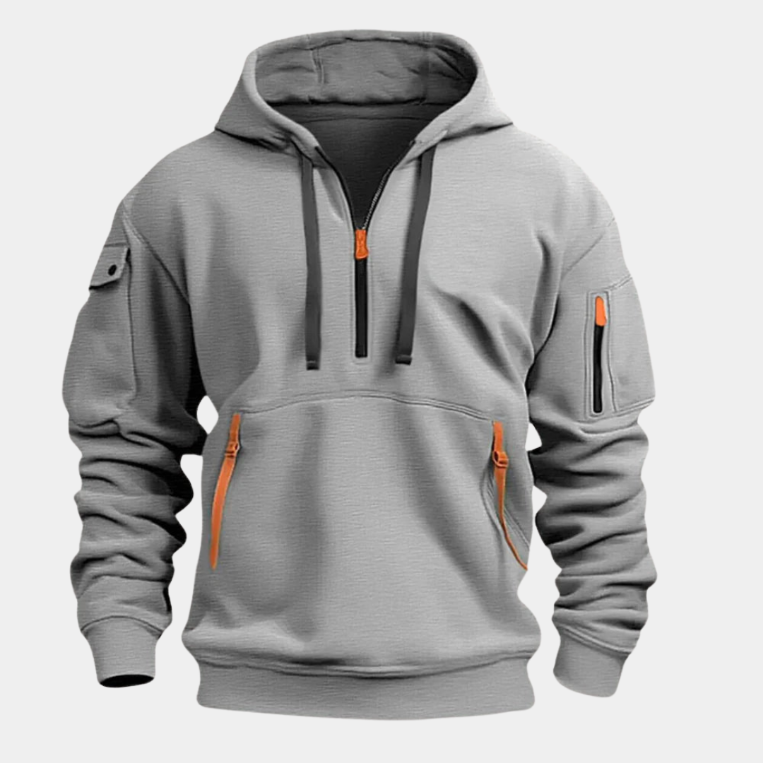Hoodiejacka för män
