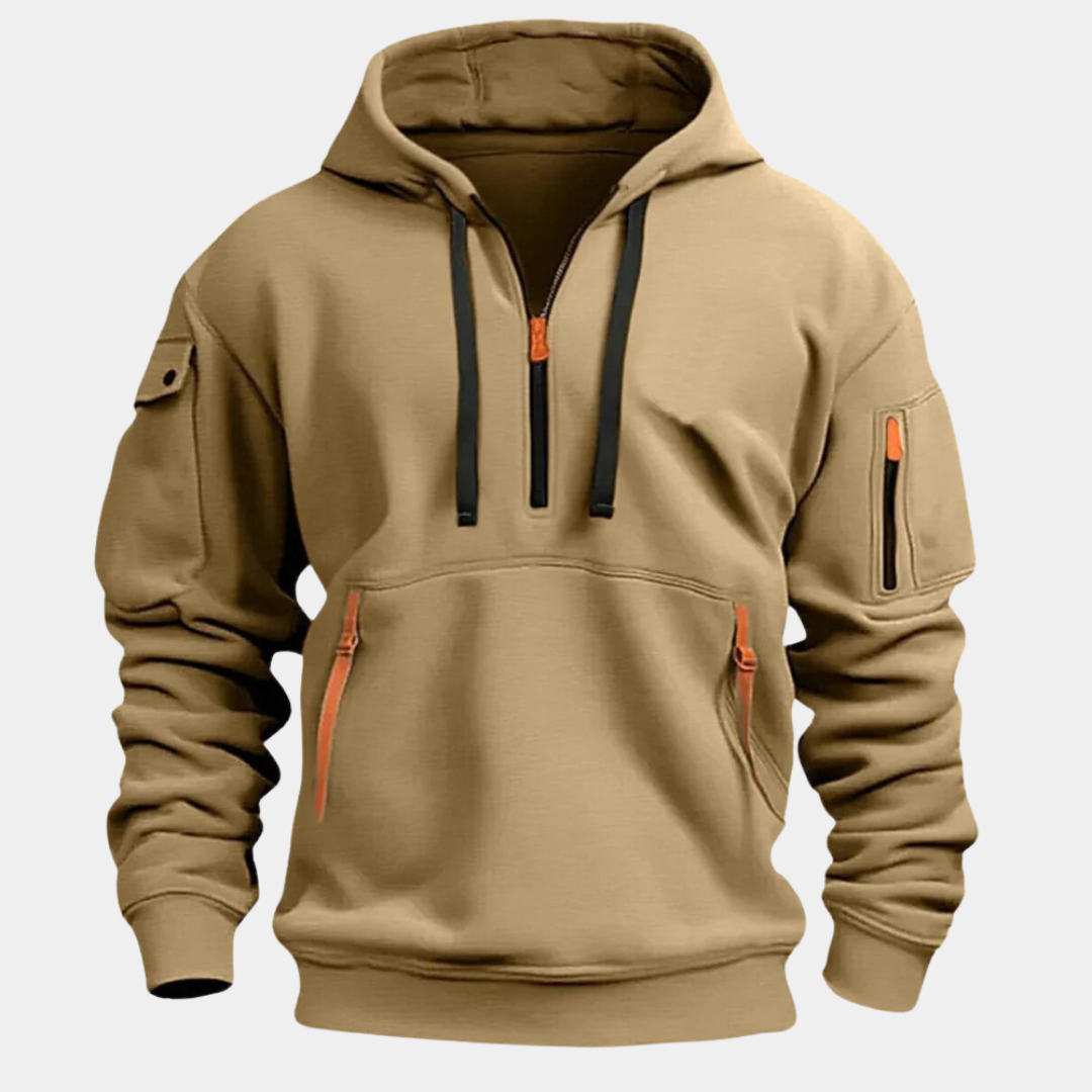 Hoodiejacka för män