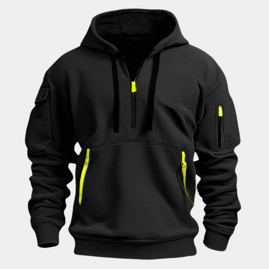 Hoodiejacka för män