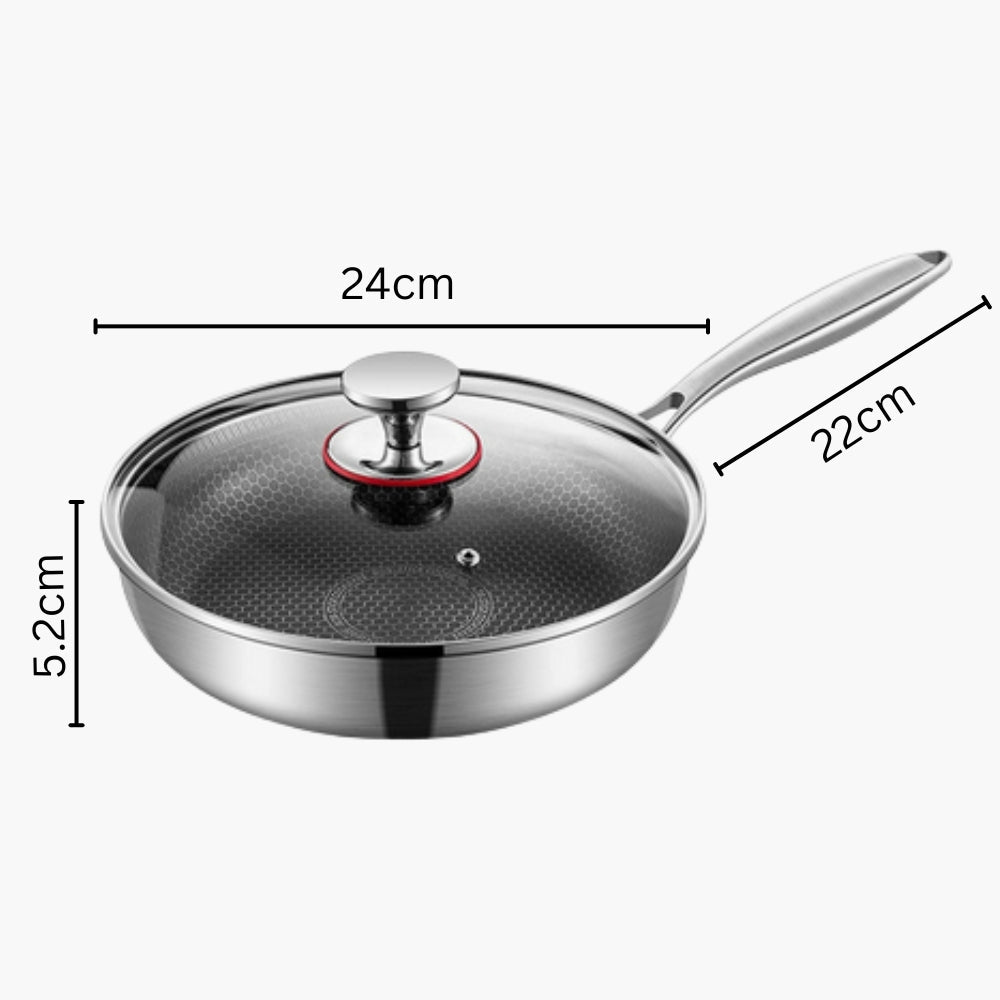 Rostfritt Stål Titan Stekpanna