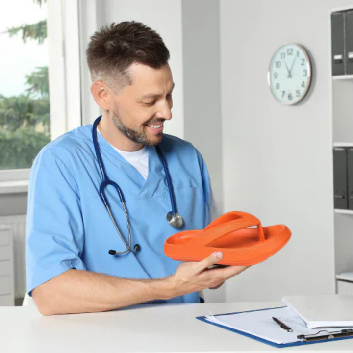 Ortopediska komfort flip-flops