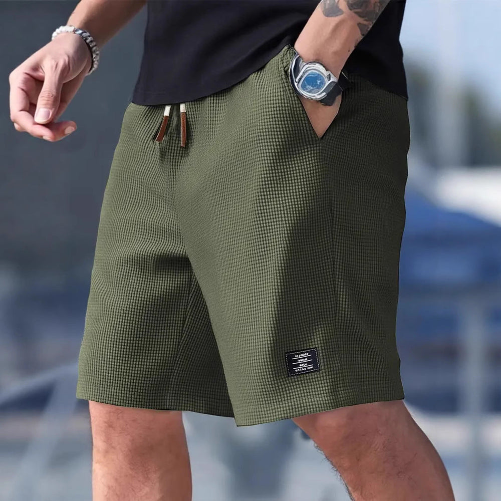 Men's Casual Drawstring Sports Shorts Lightweight Summer Straight Fit