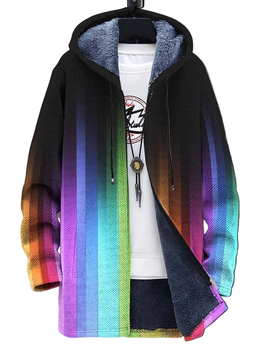 Retro Colorblock Väst för Män
