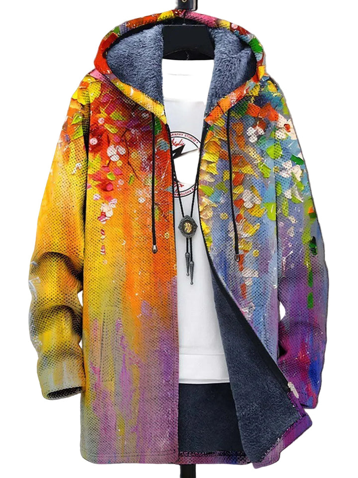 Retro Colorblock Väst för Män