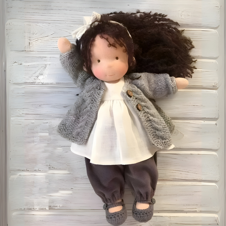 Handgjord Waldorf Kramdoll