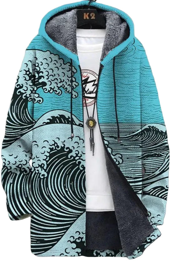 Retro Colorblock Väst för Män