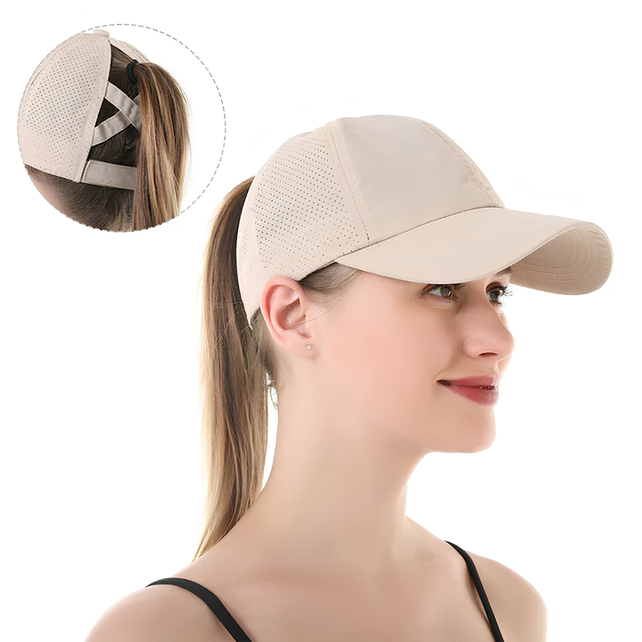 Andningsbar unisex mesh sport baseball cap med justerbar passform