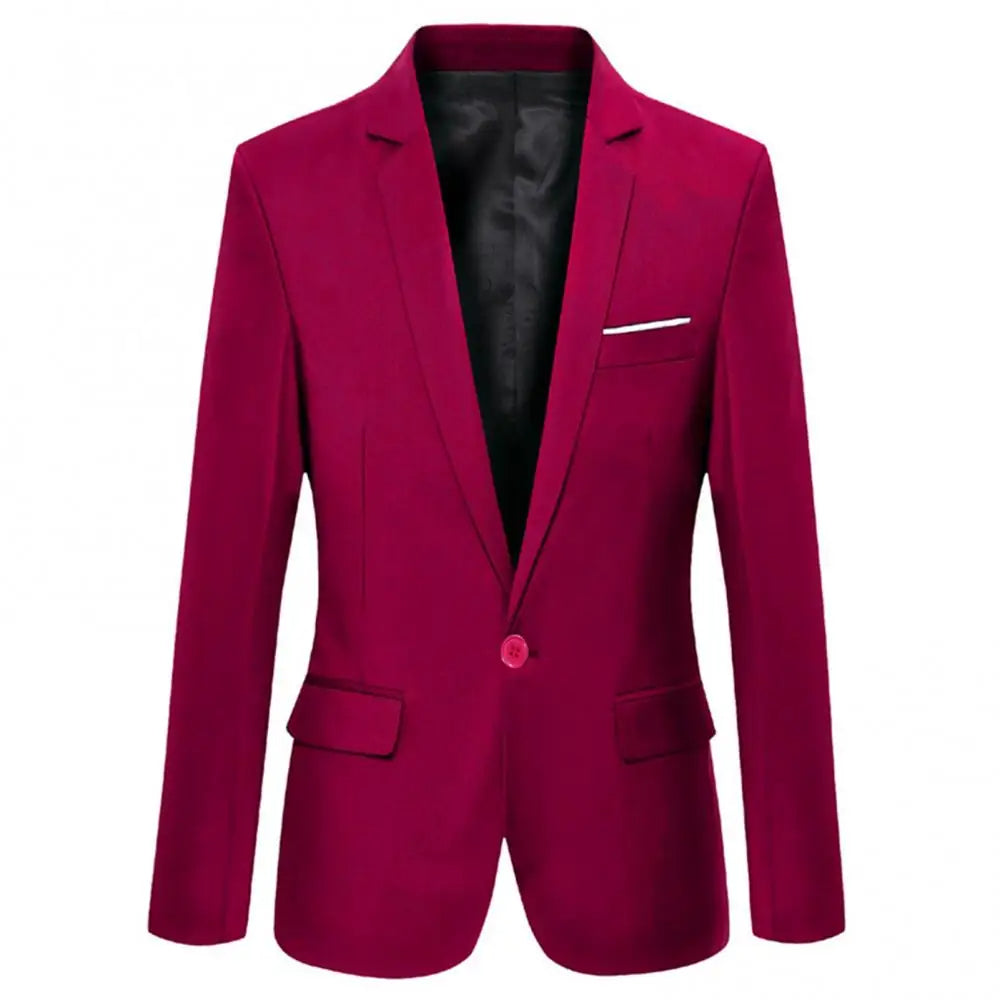 Slim Fit Business Blazer för Män