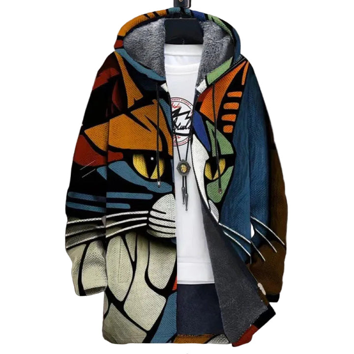 Retro Colorblock Väst för Män