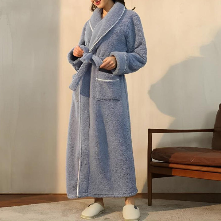 Luxe Fleece Värme Komfort Badrock