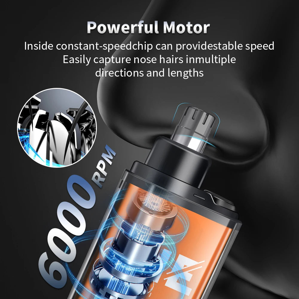 Kompakt USB Uppladdningsbar Näs Trimmer