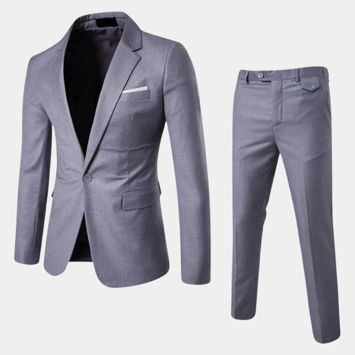 Elegant Manskostym med Blazer och Byxor