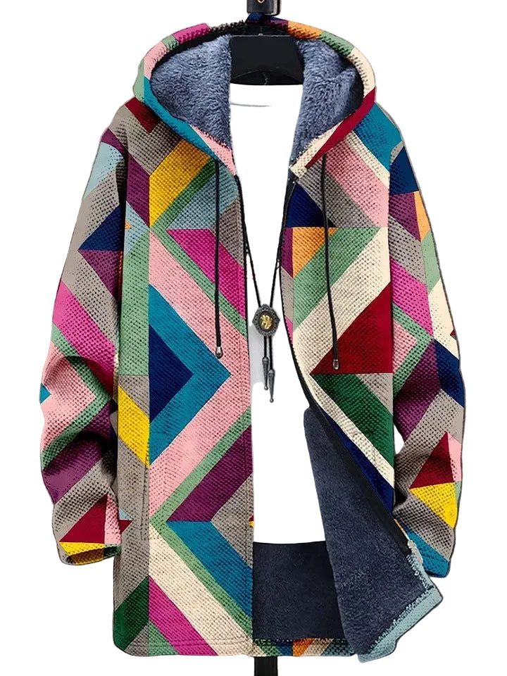 Retro Colorblock Väst för Män