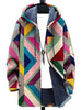 Retro Colorblock Väst för Män
