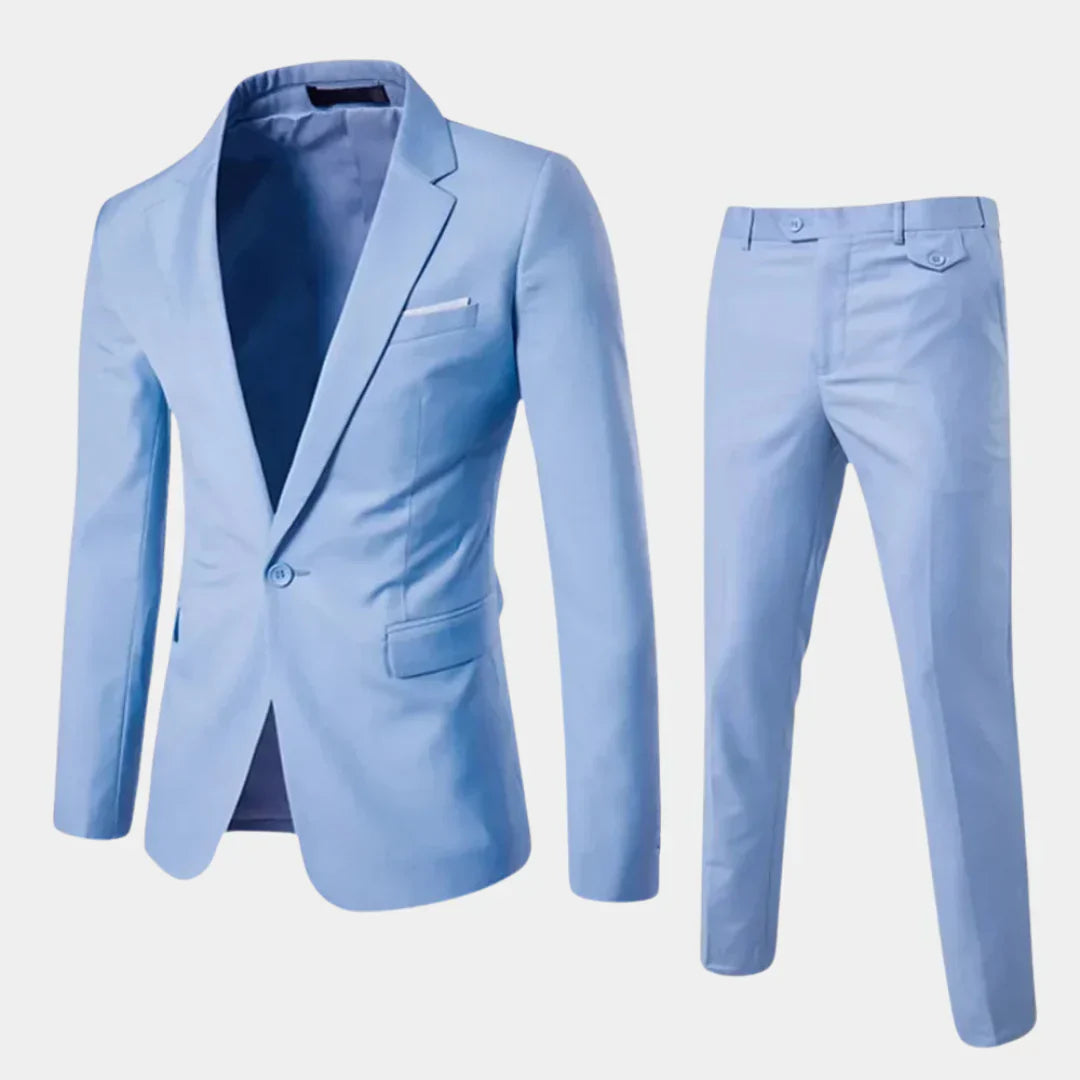 Elegant Manskostym med Blazer och Byxor