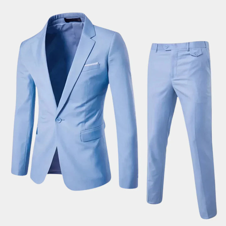 Elegant Manskostym med Blazer och Byxor