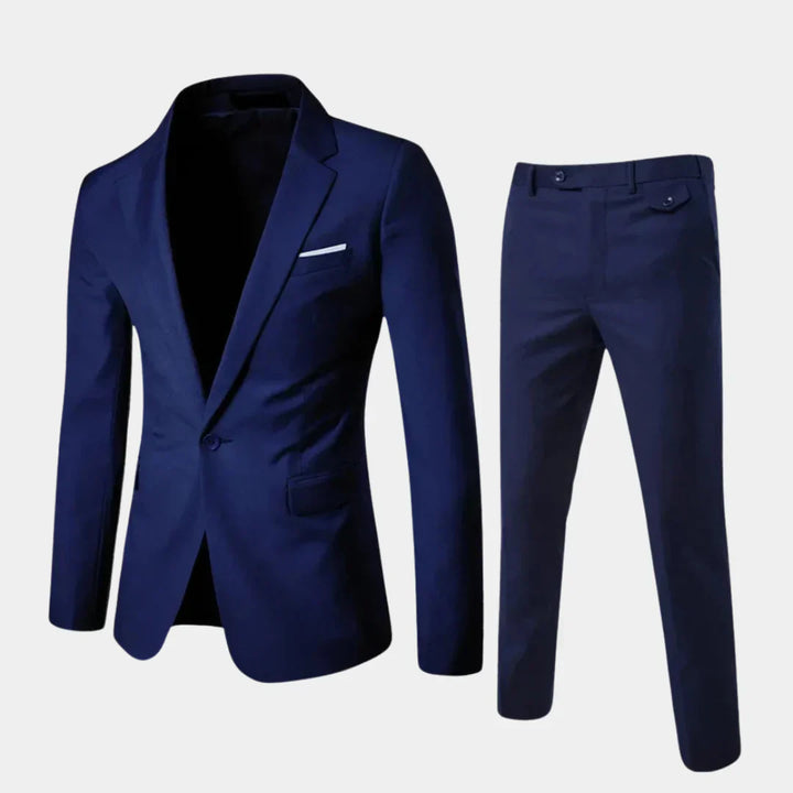 Elegant Manskostym med Blazer och Byxor