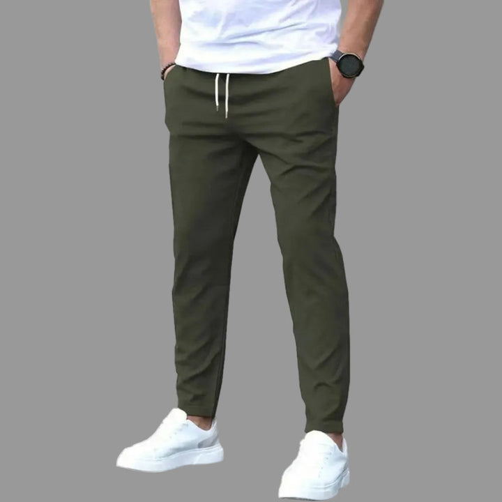Sportiga Joggers med Fickor för Män