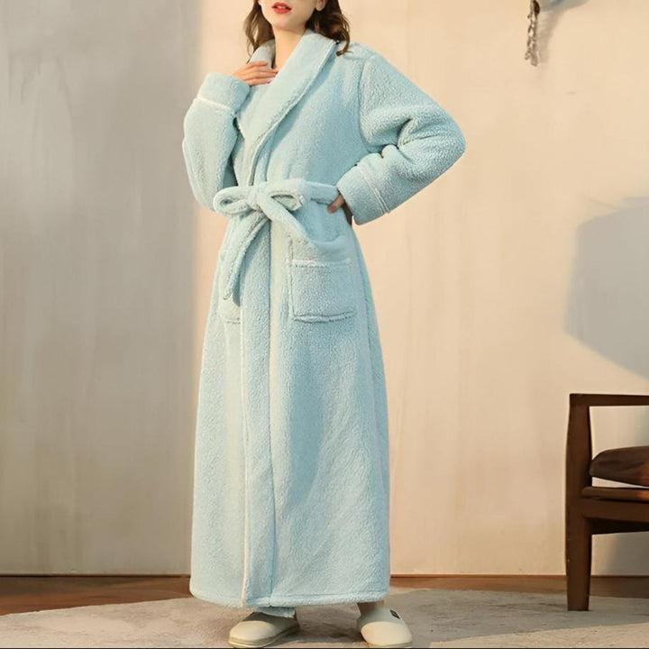 Luxe Fleece Värme Komfort Badrock