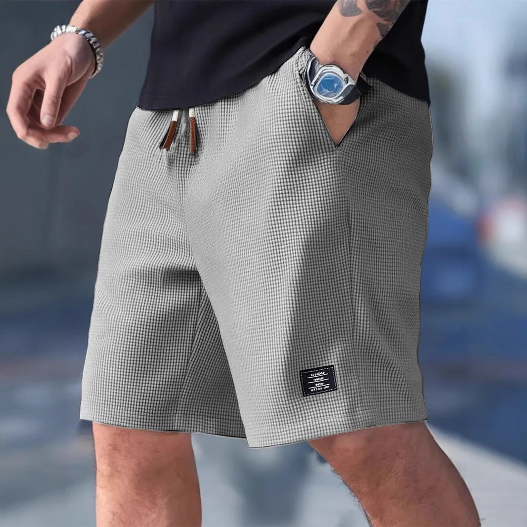 Men's Casual Drawstring Sports Shorts Lightweight Summer Straight Fit