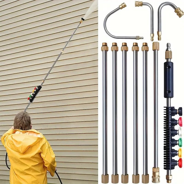 4000 PSI Teleskopisk Högtryckstvätt Stång Set