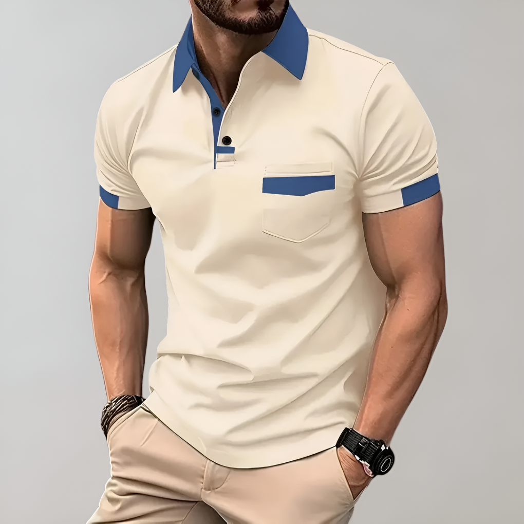Klassisk Polo Skjorta för Män