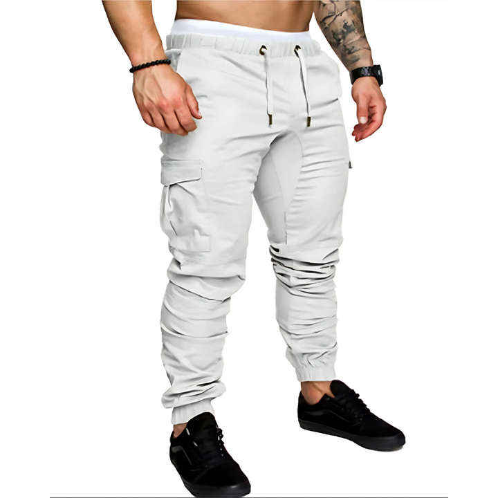 Robusta Multi-Ficka Cargo Joggers för Män