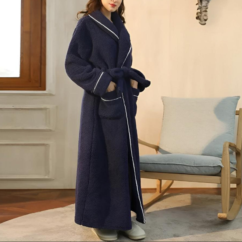 Luxe Fleece Värme Komfort Badrock