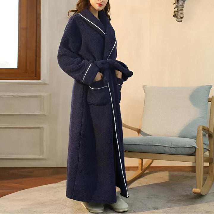 Luxe Fleece Värme Komfort Badrock
