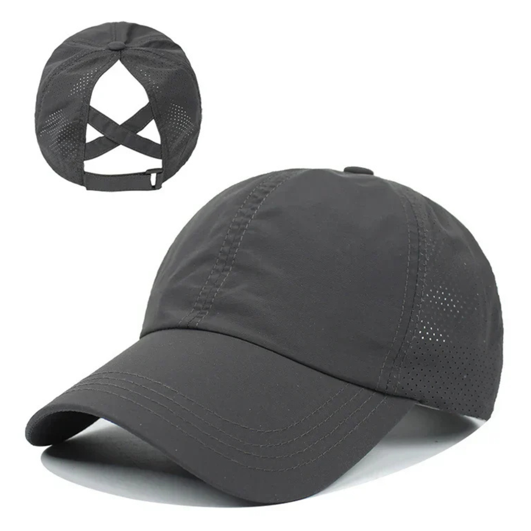 Andningsbar unisex mesh sport baseball cap med justerbar passform