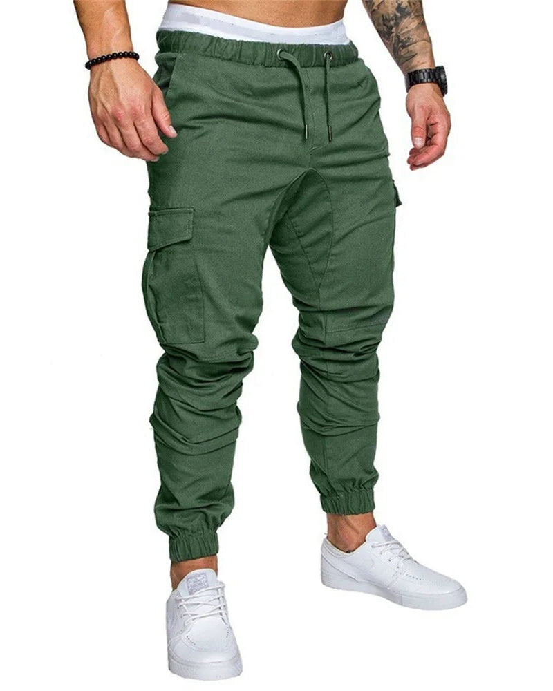 Robusta Multi-Ficka Cargo Joggers för Män