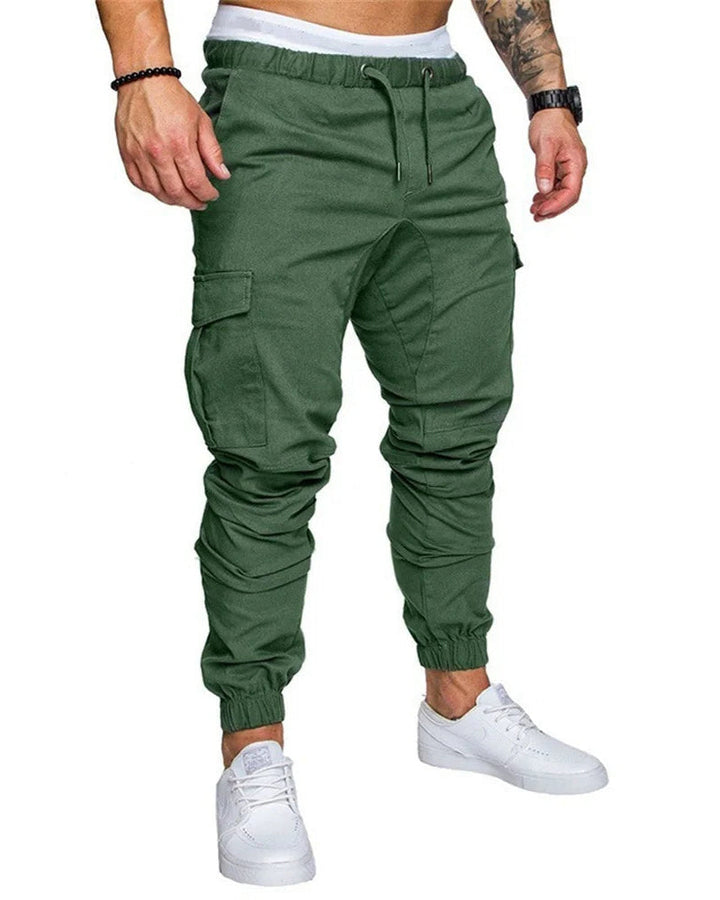 Robusta Multi-Ficka Cargo Joggers för Män