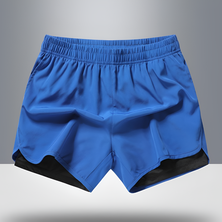 Snabbtorkande herr löpshorts med dragkedja