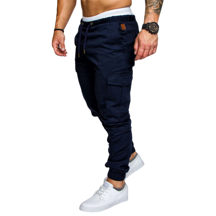 Robusta Multi-Ficka Cargo Joggers för Män