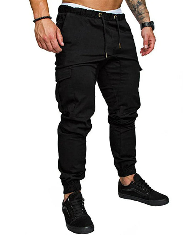 Robusta Multi-Ficka Cargo Joggers för Män