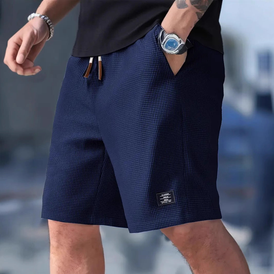 Men's Casual Drawstring Sports Shorts Lightweight Summer Straight Fit