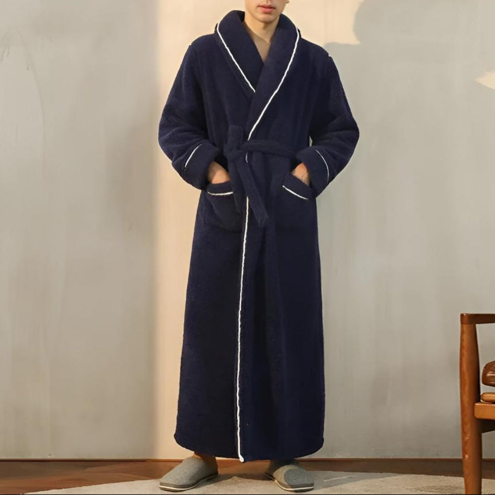 Luxe Fleece Värme Komfort Badrock