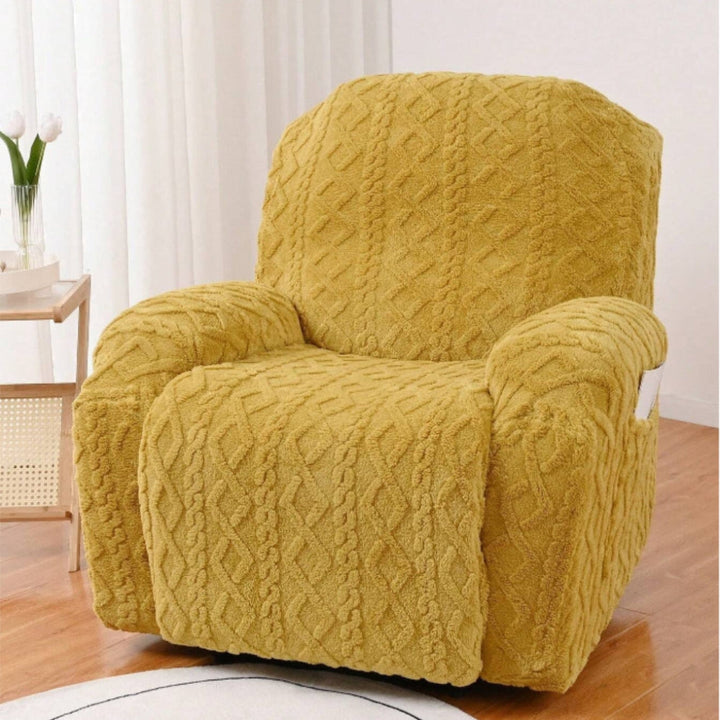 Mjukt, Icke-Glidande Vinter Plush Recliner Sofföverdrag