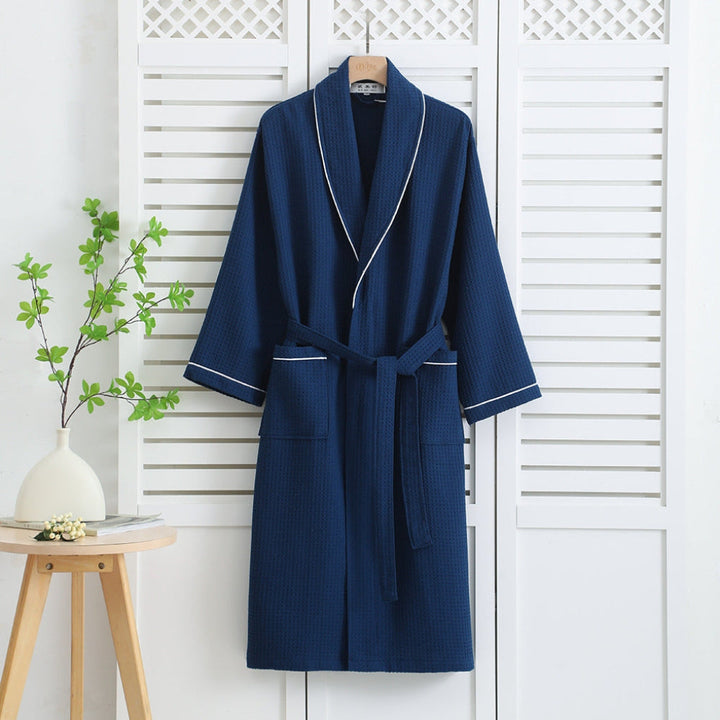 Lättvikts Kimono Bomull Vaffel Badrock