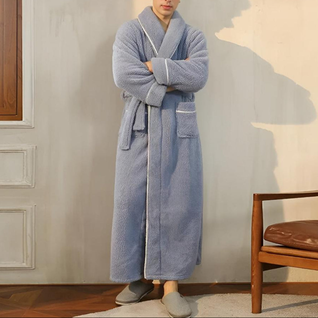 Luxe Fleece Värme Komfort Badrock