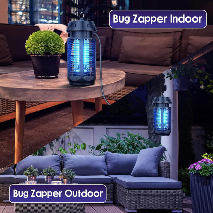Elektrischer Insektenvernichter mit 20W UV-Licht und 4200V Netz, IPX4 wasserdicht – Zeytra