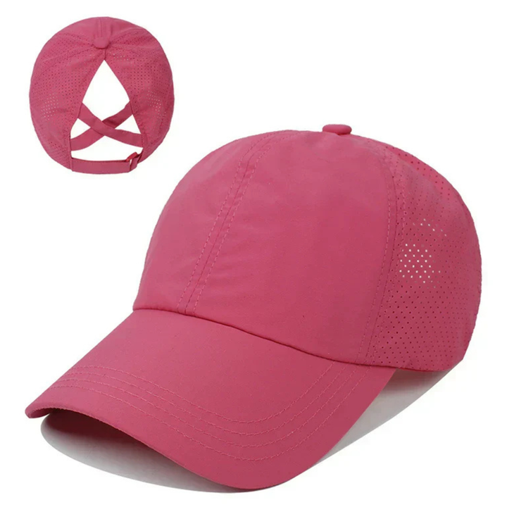 Andningsbar unisex mesh sport baseball cap med justerbar passform