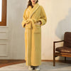 Luxe Fleece Värme Komfort Badrock